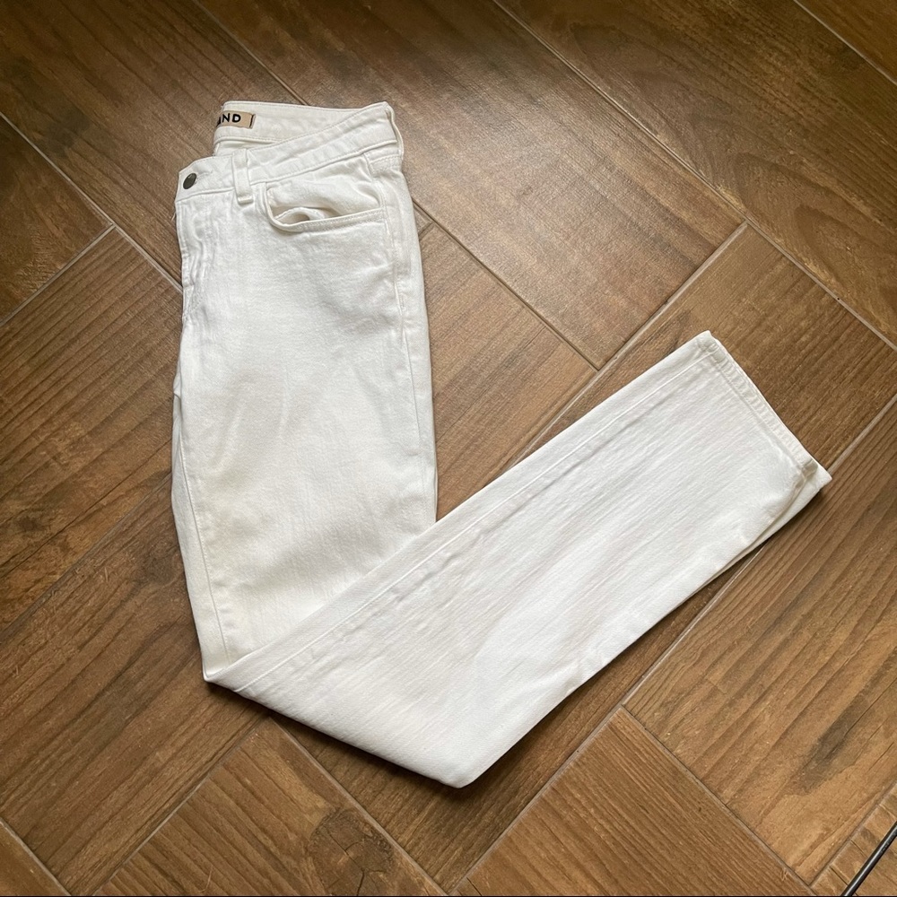 J Brand Scarlett cigarette jeans size 27  white color